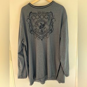Men’s COOGI pullover embroidered long sleeve shirt. Size XXXL